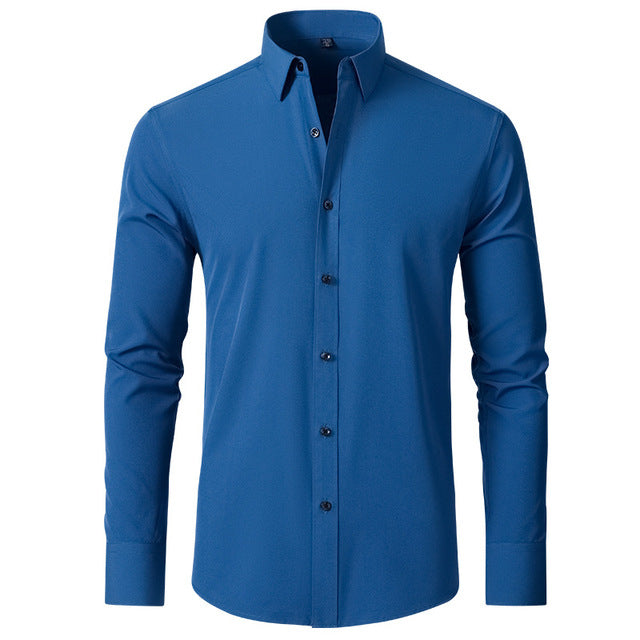Chemise Homme Stretch Coupe Ajustée Confort Flexible