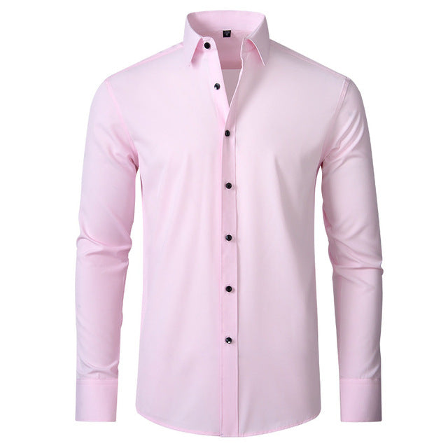 Chemise Homme Stretch Coupe Ajustée Confort Flexible