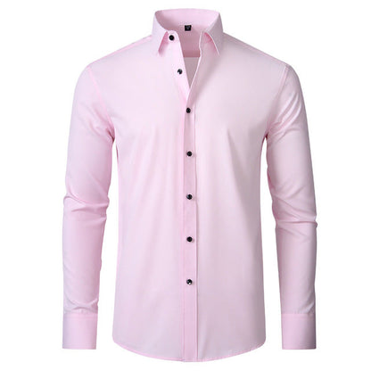 Chemise Homme Stretch Coupe Ajustée Confort Flexible