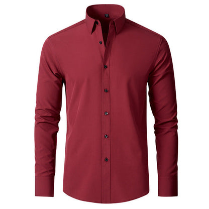 Chemise Homme Stretch Coupe Ajustée Confort Flexible