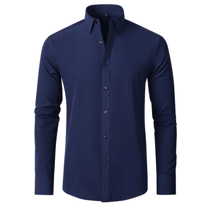 Chemise Homme Stretch Coupe Ajustée Confort Flexible