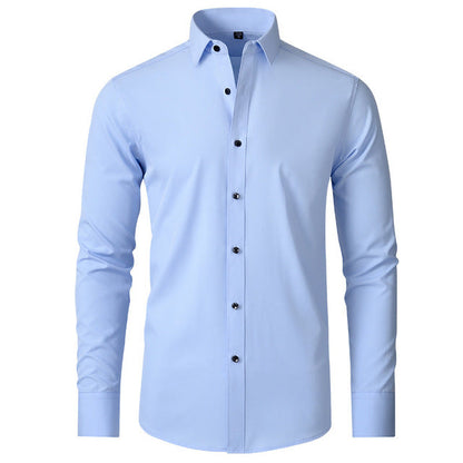 Chemise Homme Stretch Coupe Ajustée Confort Flexible