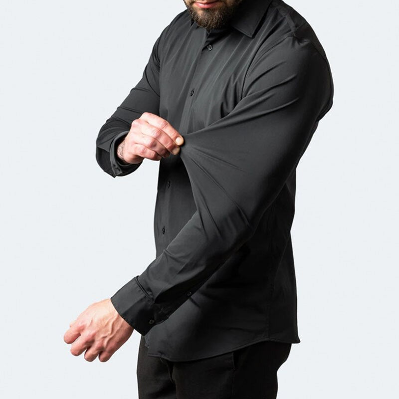 Chemise Homme Stretch Coupe Ajustée Confort Flexible