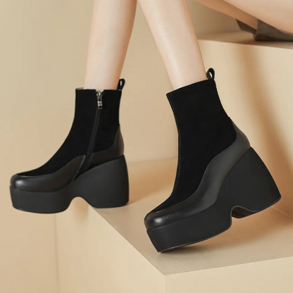 Bottines à talons hauts pour femme élégante - PanierRoyale