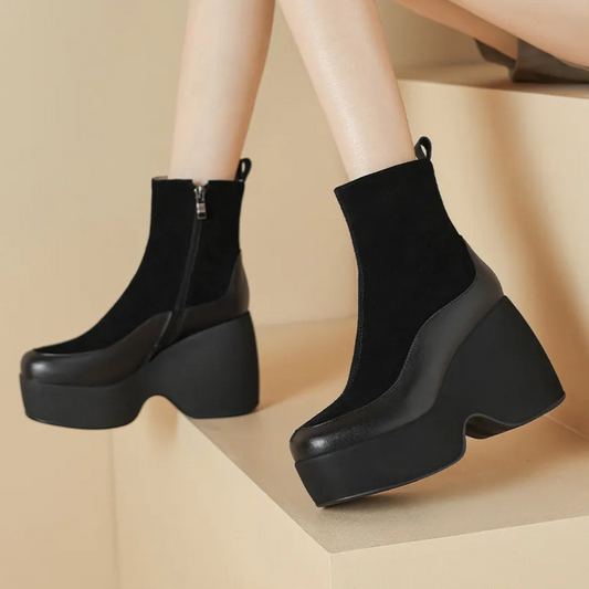 Bottines à talons hauts pour femme élégante - PanierRoyale