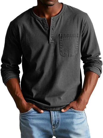 Chemise Homme Décontractée Manche Longue