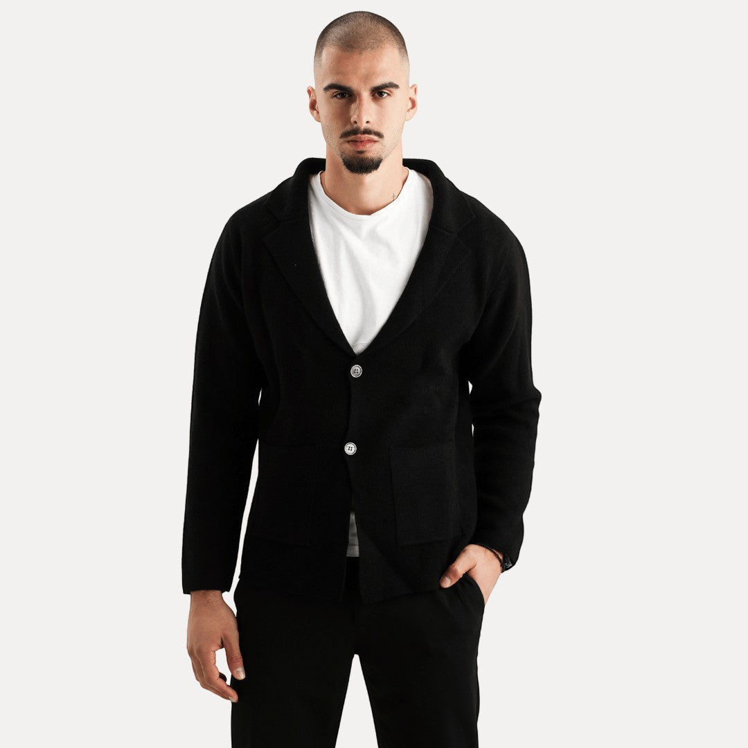 Cardigan Homme Hiver Longues Manches Chaud et Confortable