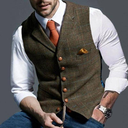 Veste en carreaux élégante pour homme