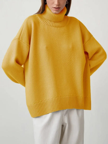 Pull Col Roulé Féminin