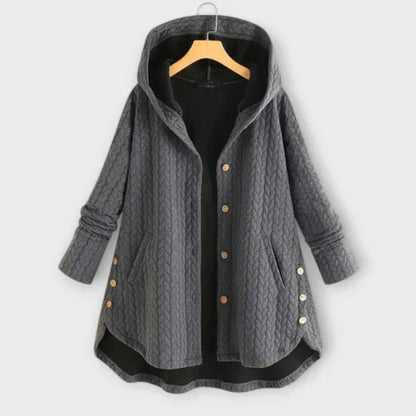 Manteau Femme Doublé Chaud Confortable Coupe Casual Hiver