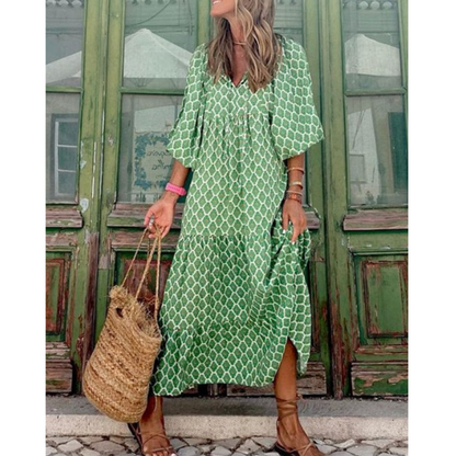 Robe Féminine Manches Longues Élégante pour Soirée