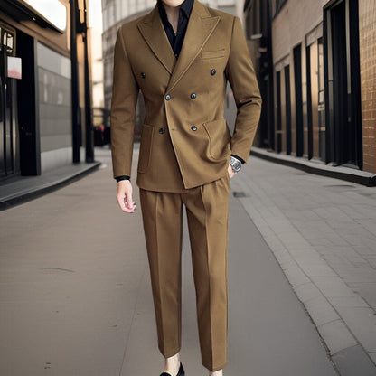 Costume Mariage Homme 2 Pièces Slim Fit Noir