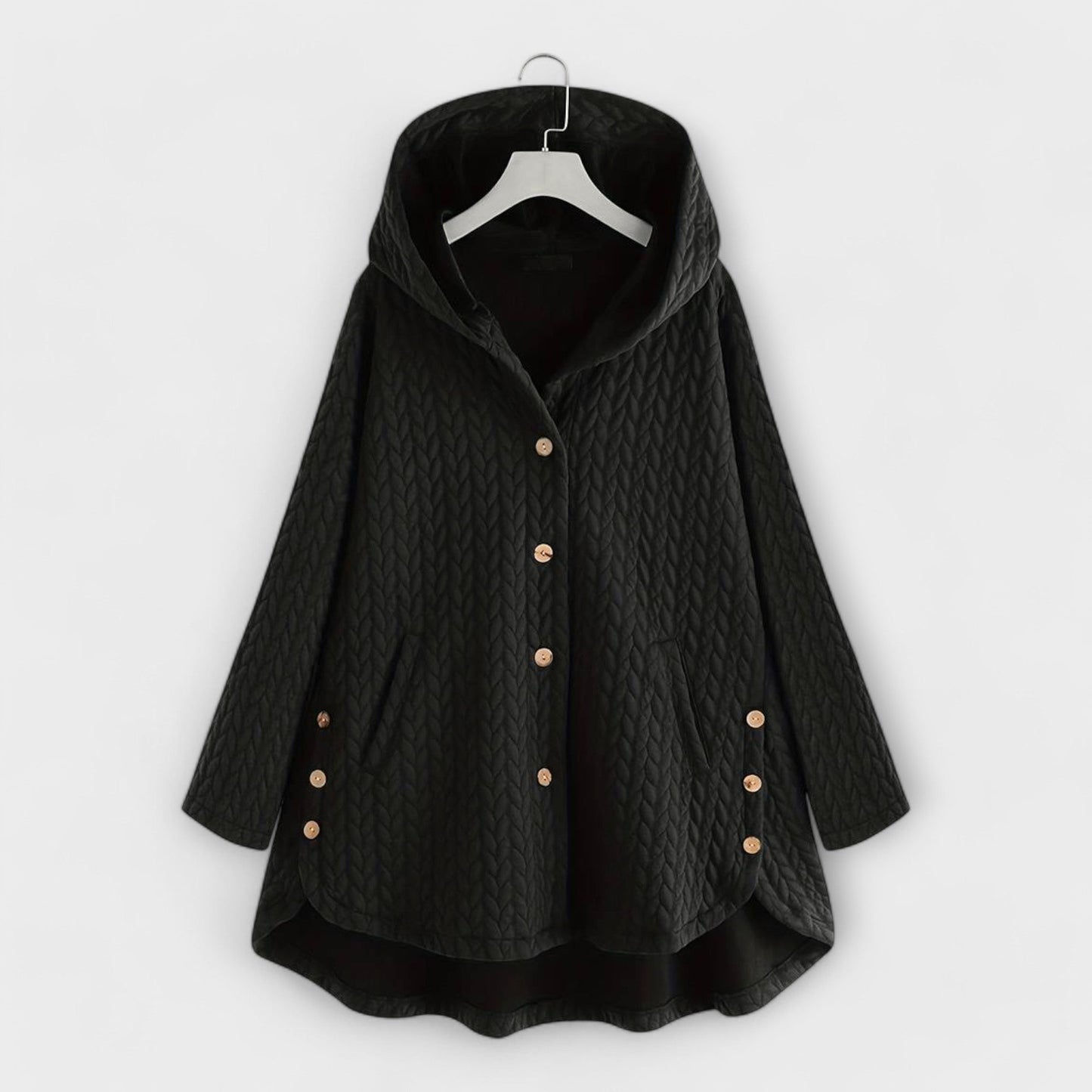 Manteau Femme Doublé Chaud Confortable Coupe Casual Hiver - PanierRoyale