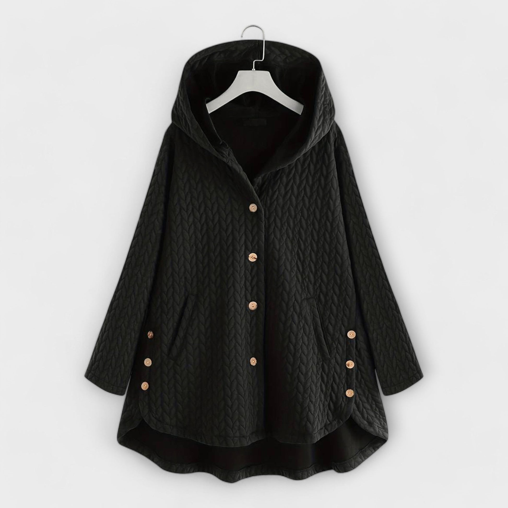 Manteau Femme Doublé Chaud Confortable Coupe Casual Hiver - PanierRoyale