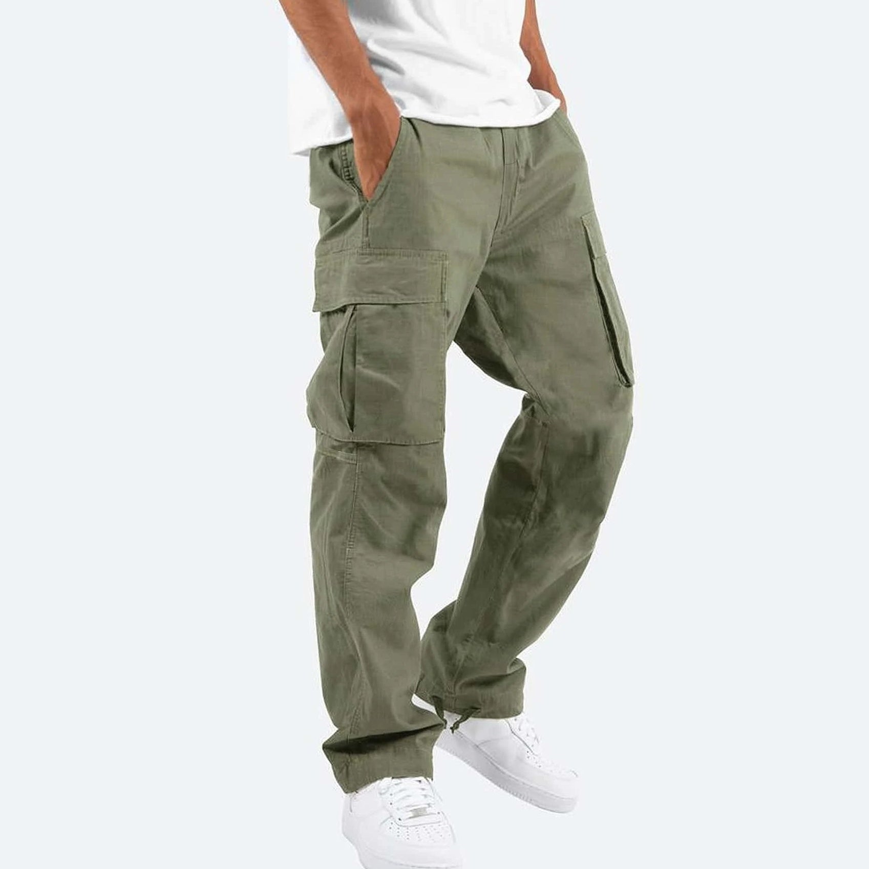 Pantalon Cargo Coton Homme Décontracté - BerlinGlamour