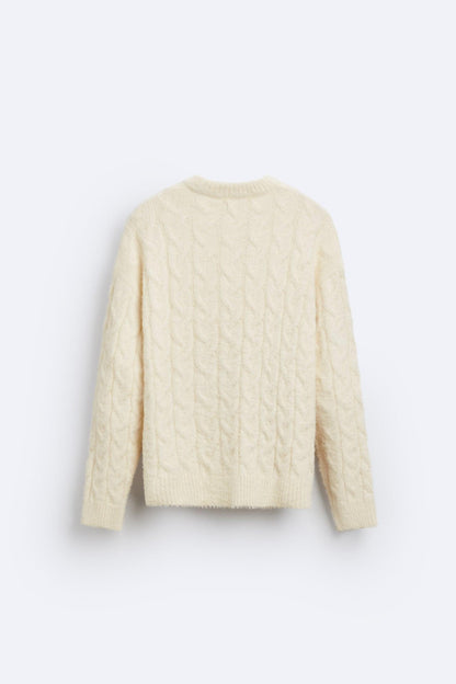 Pull en maille classique pour homme élégant
