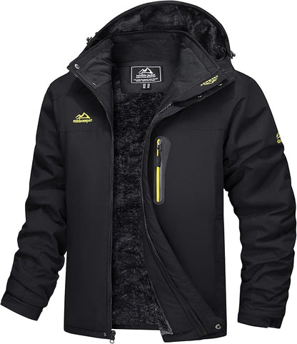 Blouson Homme Imperméable Rouge Hiver