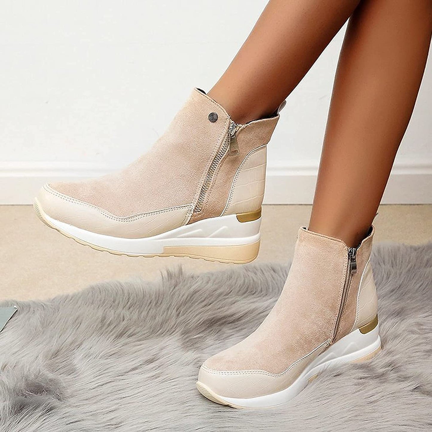 Bottines Femmes Imperméables Confortables