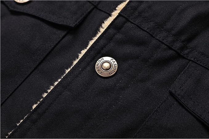 Blouson jean décontracté pour homme
