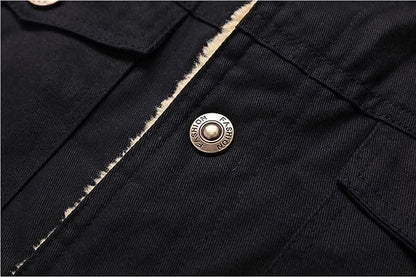 Blouson jean décontracté pour homme