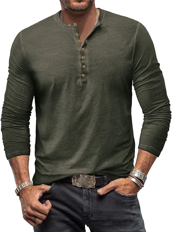 Chemise Homme Coton Décontracté