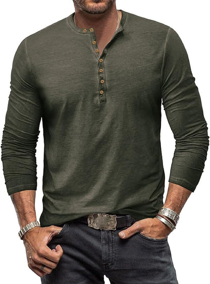 Chemise Homme Coton Décontracté