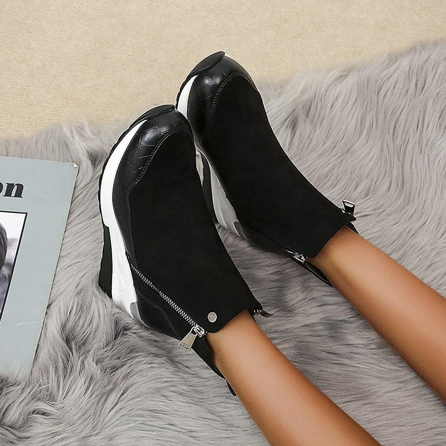 Bottines Femmes Imperméables Confortables