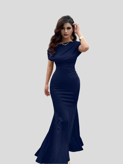 Robe de Soirée Femme Élégante avec Dos Nu