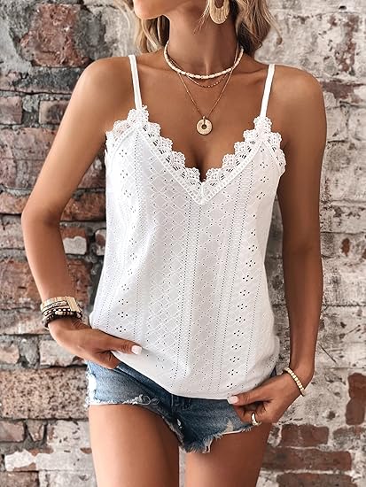 Débardeur Femme Legère Floral Été