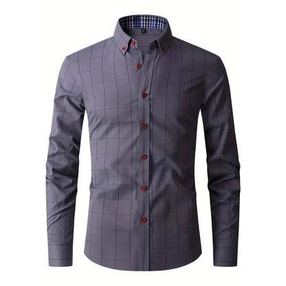 Chemise Flannel Hiver pour Homme Boutons → Chemise Homme Flannel Écossais Doux et Chaud
