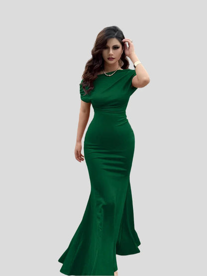 Robe de Soirée Femme Élégante avec Dos Nu