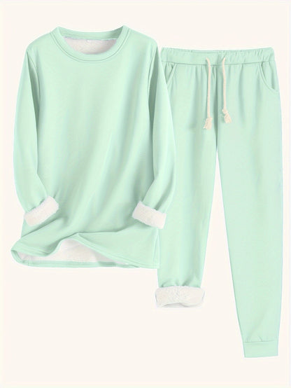 Ensemble Hiver Femme Décontracté Doux