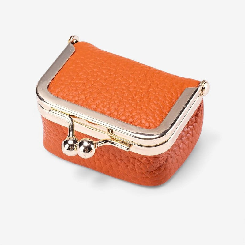 Pochette Porte-Monnaie en Cuir avec Fermeture Sécurisée