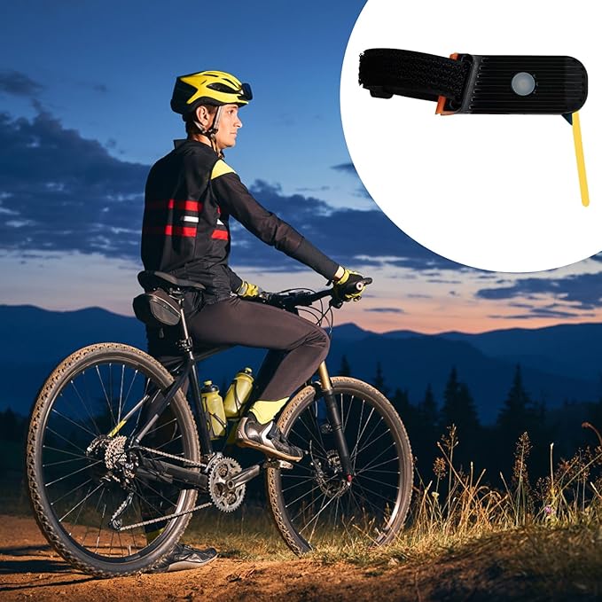 Gilet de Cyclisme Réfléchissant avec Lumières LED pour Visibilité Nocturne - PanierRoyale