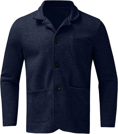 Blazer Classique Avec Poches Pour Homme | Fermeture Boutonnée