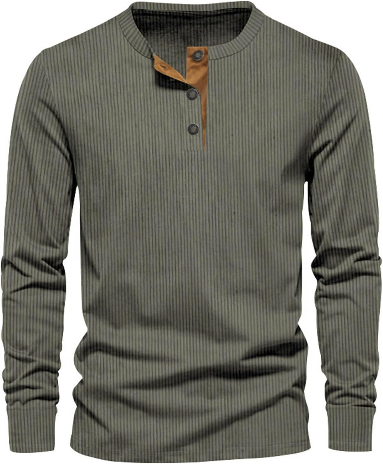T-Shirt Homme Manches Longues Coton Doux et Élégant