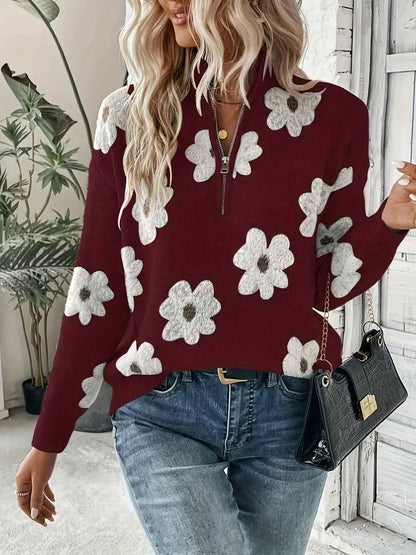 Pull Femme en Laine Mérinos Doux et Chaud pour Hiver