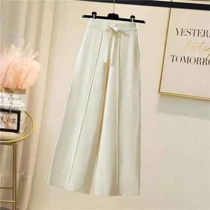 Pantalon Élastique Femme Brun Stretch Confortable