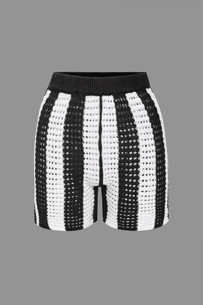 Ensemble Haut et Pantalon à Rayures Très Femme