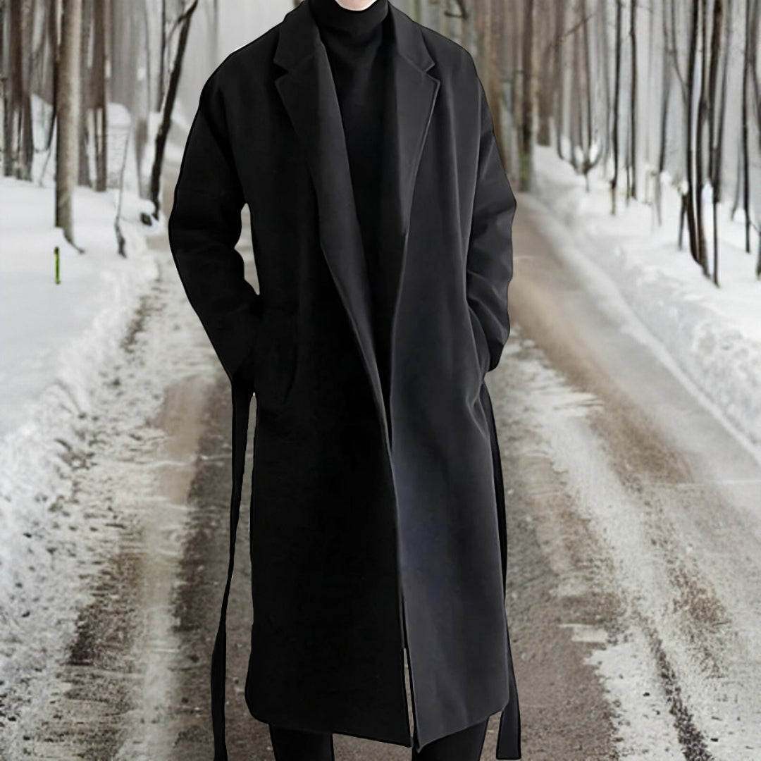 Manteau Homme Long Taille Élégant et Chauffant