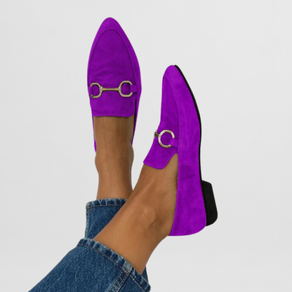Mocassins Femmes Été Fleurs Colorées