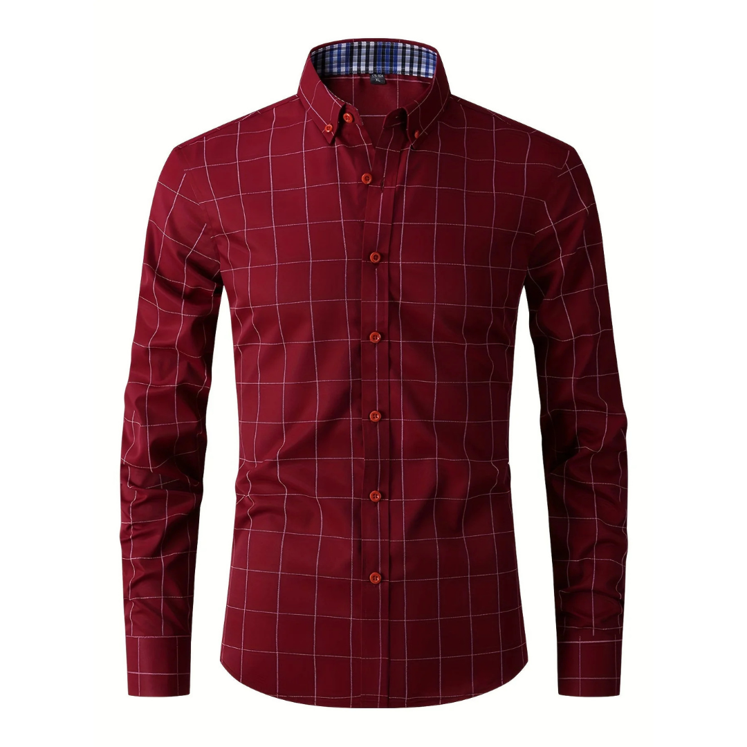 Chemise Flannel Hiver pour Homme Boutons → Chemise Homme Flannel Écossais Doux et Chaud