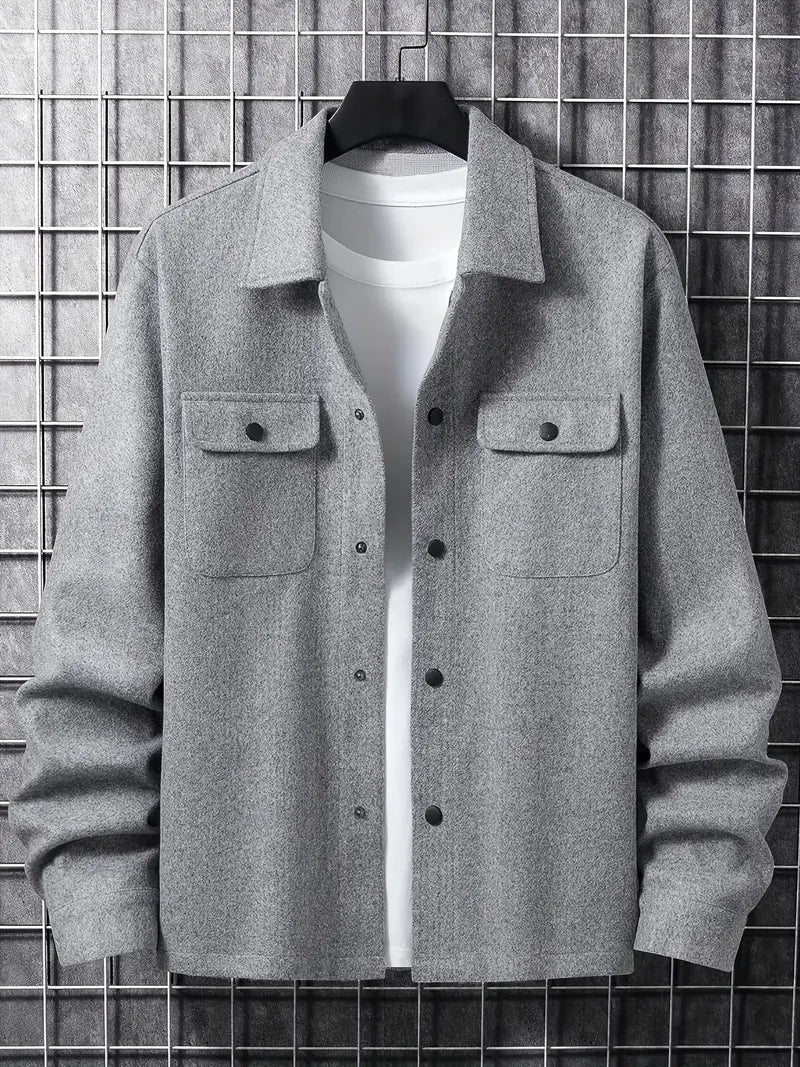 Veste Hiver Homme Polaire avec Capuche et Poches Zippées - PanierRoyale
