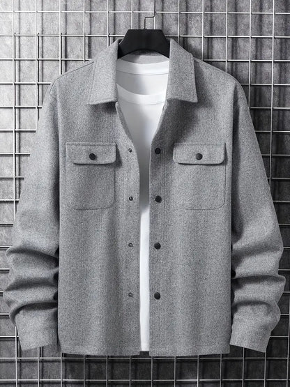 Veste Hiver Homme Polaire avec Capuche et Poches Zippées - PanierRoyale
