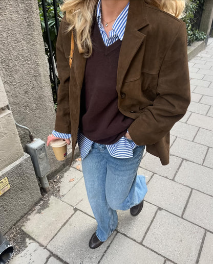 Blazer femme oversize élégant pour travail et détente