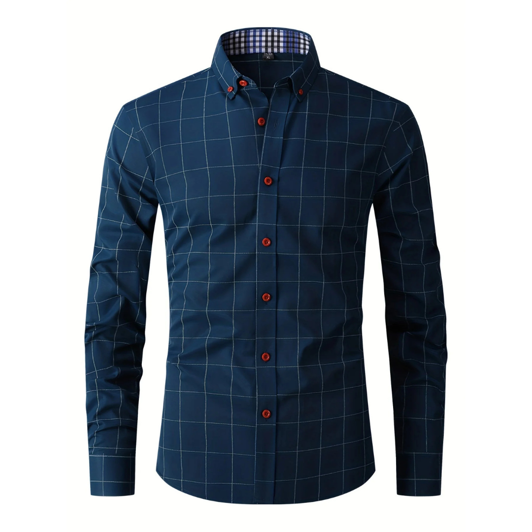Chemise Flannel Hiver pour Homme Boutons → Chemise Homme Flannel Écossais Doux et Chaud