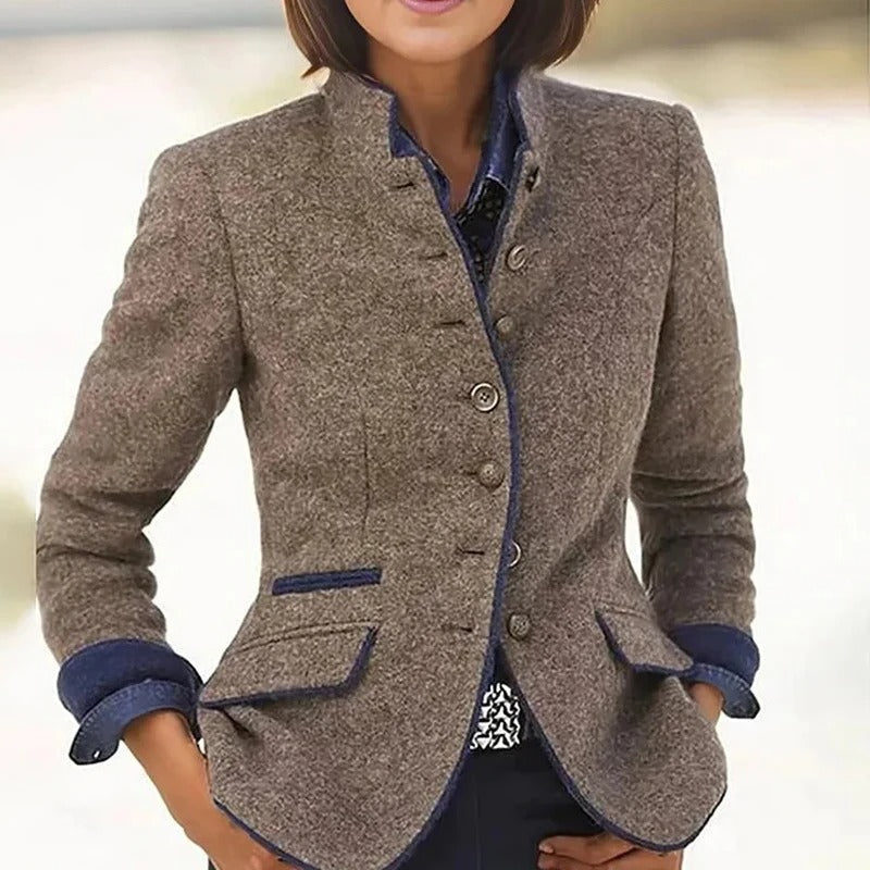 Veste Chic Manches Longues Fermeture Boutons - PanierRoyale