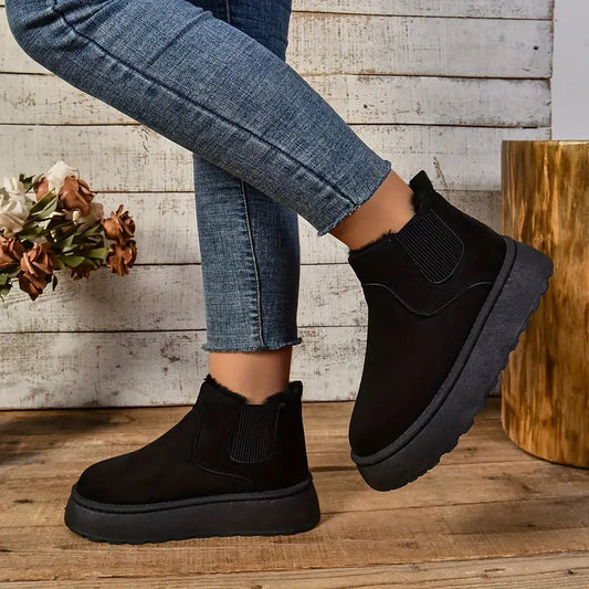Bottes Femmes Chic et Confortables à Doublure Cuir - PanierRoyale