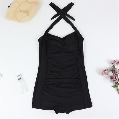 Maillot de bain Femme Sculptant Coupe Halter