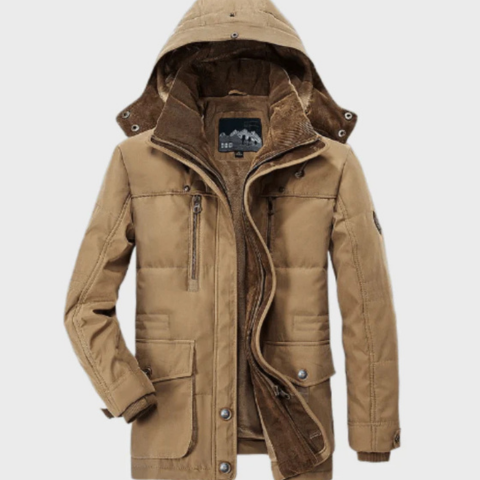Veste Hiver Homme Isolée et Imperméable à Capuche - PanierRoyale